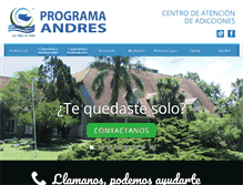 Tablet Screenshot of programaandres.org.ar